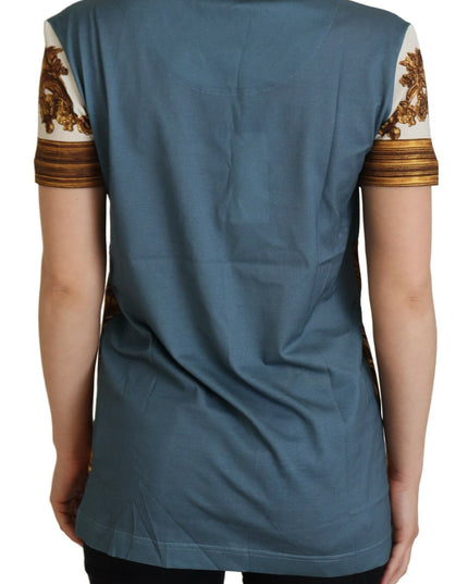 Dolce & Gabbana Multicolor DG Logo Angel Printed Shirt Top