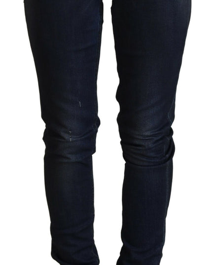 Acht Blue Low Waist Slim Fit Women Denim Jeans