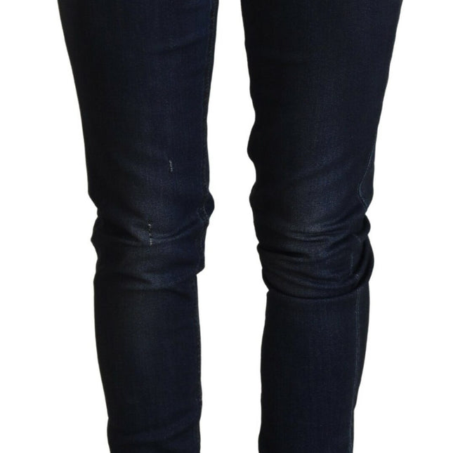 Acht Blue Low Waist Slim Fit Women Denim Jeans