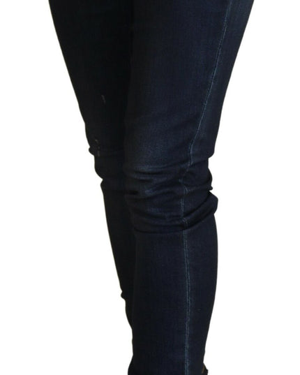 Acht Blue Low Waist Slim Fit Women Denim Jeans