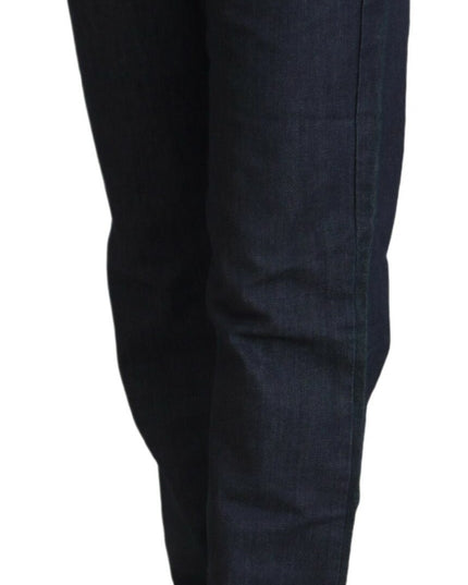 Exte Dark Blue Low Waist Straight Fit Women Denim Jeans