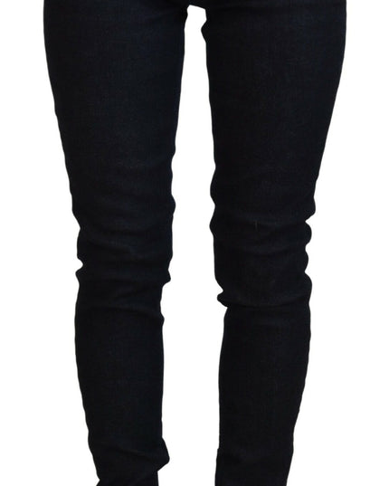 Acht Dark Blue Low Waist Slim Fit Women Denim Jeans