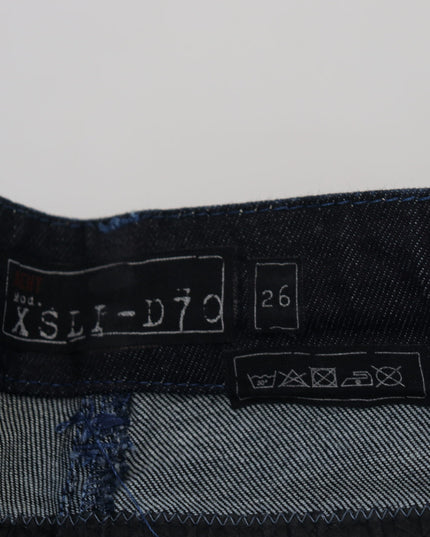 Acht Dark Blue Low Waist Slim Fit Women Denim Jeans