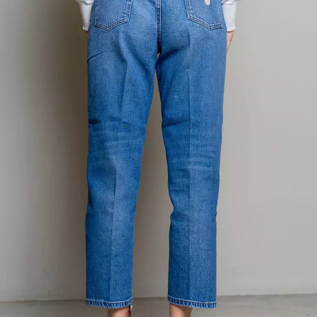 Don The Fuller Blue Cotton Women Jeans