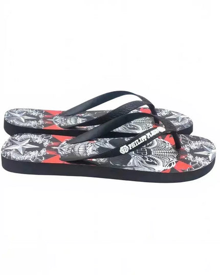 Philipp Plein Multicolor Polyester Women Flip Flop