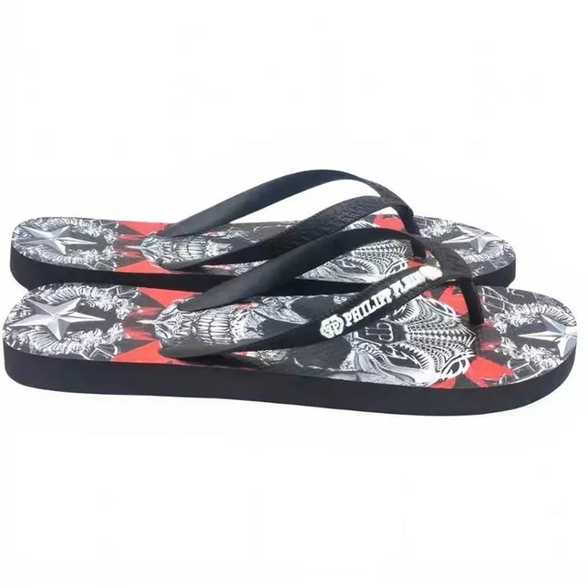Philipp Plein Multicolor Polyester Women Flip Flop