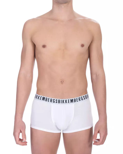 Bikkembergs White Cotton Men's Trunk