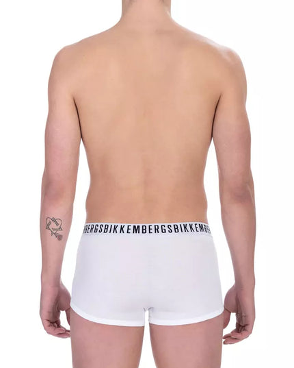 Bikkembergs White Cotton Men's Trunk
