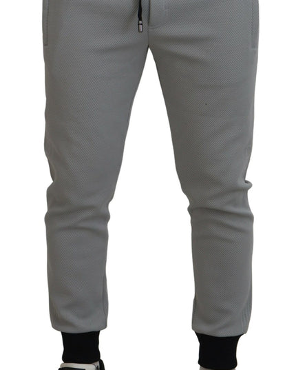 Dolce & Gabbana Gray Polyester Sweatpants Jogger Pants