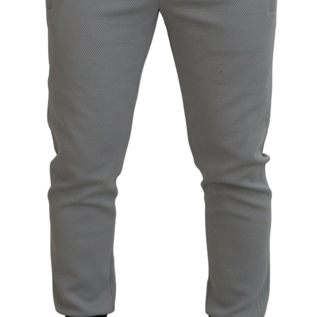 Dolce & Gabbana Gray Polyester Sweatpants Jogger Pants