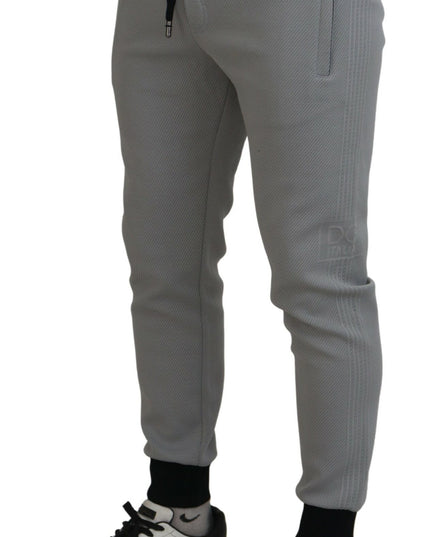 Dolce & Gabbana Gray Polyester Sweatpants Jogger Pants