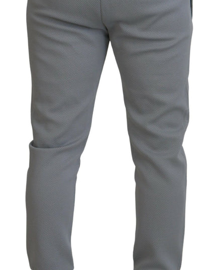 Dolce & Gabbana Gray Polyester Sweatpants Jogger Pants