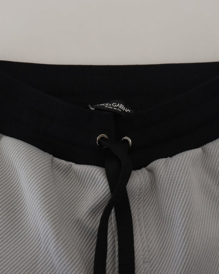 Dolce & Gabbana Gray Polyester Sweatpants Jogger Pants