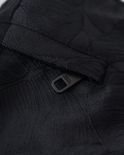 Dolce & Gabbana Black Polyester Skinny Jogger Men Pants