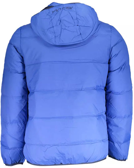 La Martina Elite Blue Jacket with Detachable Hood