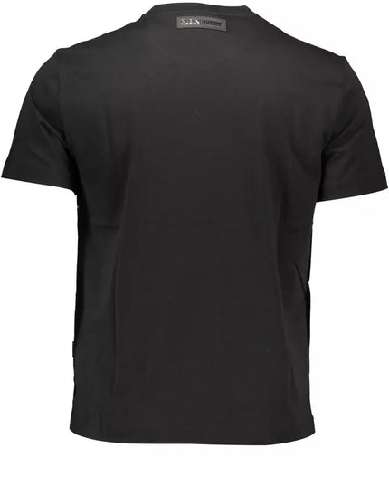 Plein Sport Black Cotton Men T-Shirt