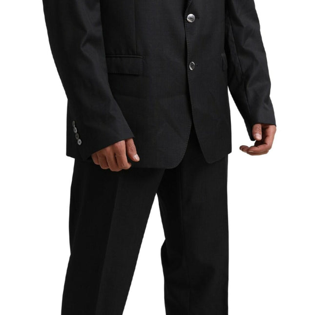 Dolce & Gabbana Black MARTINI Single Breasted 2 Piece Suit