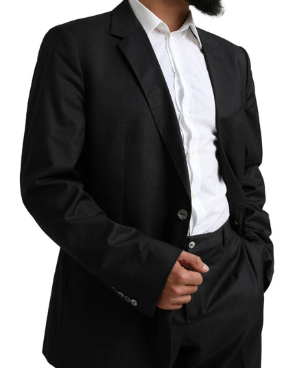 Dolce & Gabbana Black MARTINI Single Breasted 2 Piece Suit