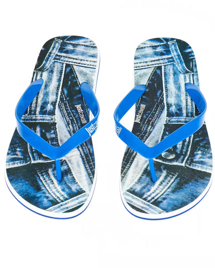 Just Cavalli Light Blue EVA Men Sandal
