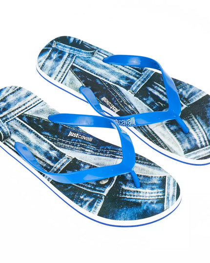 Just Cavalli Light Blue EVA Men Sandal