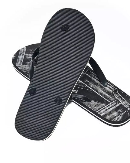 Just Cavalli Black EVA Men Sandal
