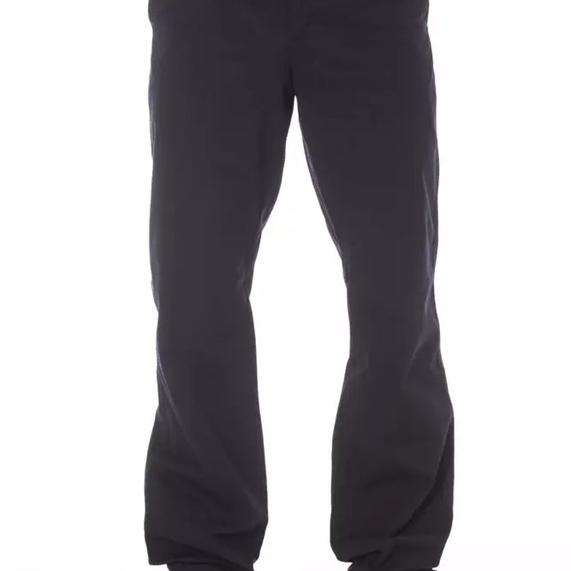 Alpha Studio Blue Cotton Men Pants