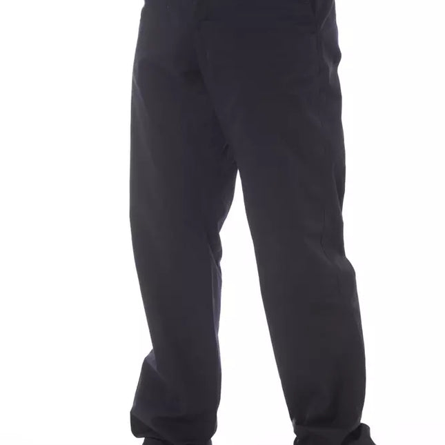 Alpha Studio Blue Cotton Men Pants