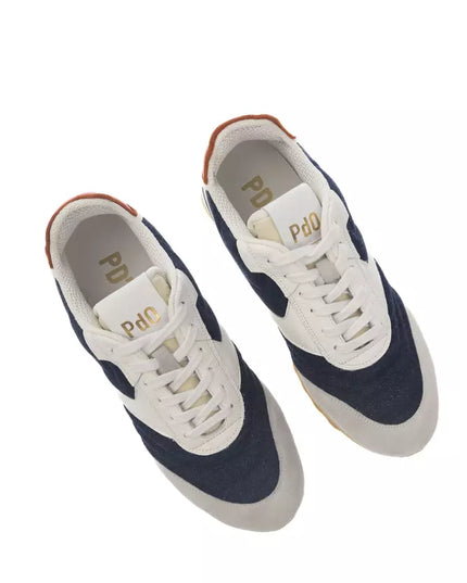 Pantofola D'Oro Multicolored Lace-Up Sneaker with Rubber Sole