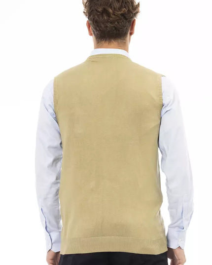 Alpha Studio Beige Viscose Men Jacket