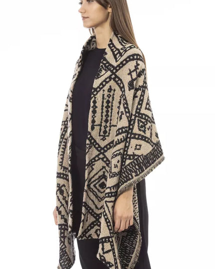 Alpha Studio Brown Wool Women Scarf