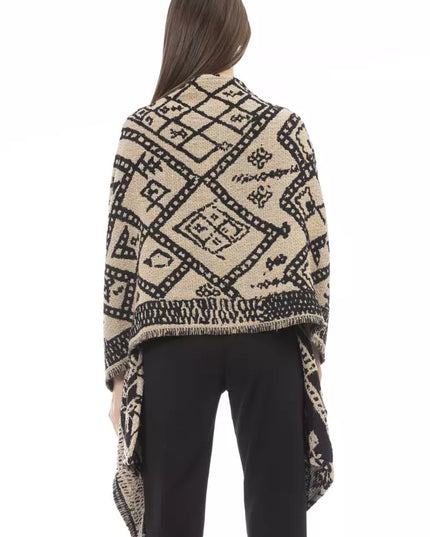 Alpha Studio Brown Wool Women Scarf