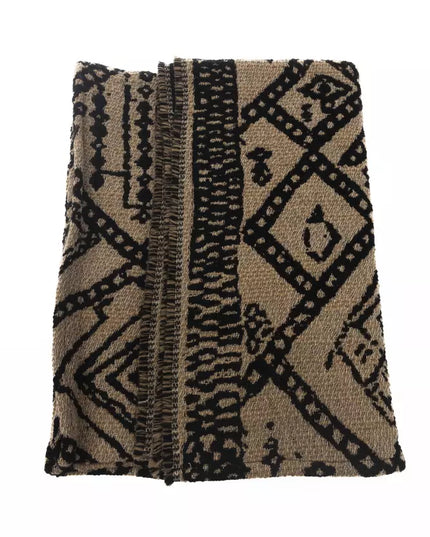 Alpha Studio Brown Wool Women Scarf