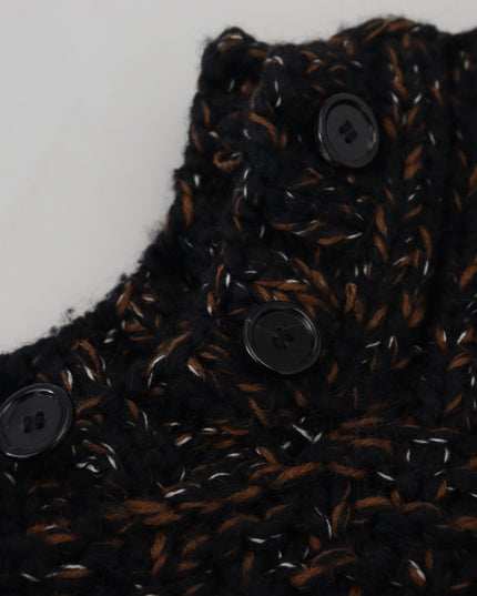 Dolce & Gabbana Brown Fatto A Mano Turtleneck Pullover Sweater