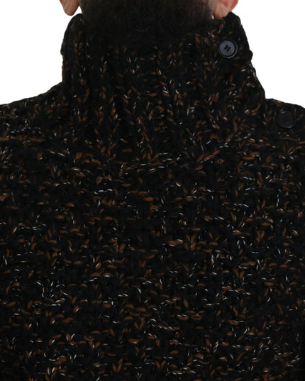 Dolce & Gabbana Brown Fatto A Mano Turtleneck Pullover Sweater