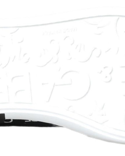 Dolce & Gabbana Red White Flat Sneakers Loafers Shoes