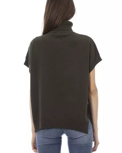 Baldinini Trend Green Wool Women Sweater