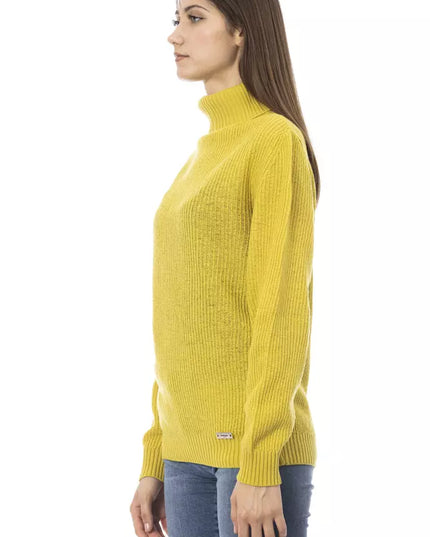 Baldinini Trend Yellow Wool Women Sweater