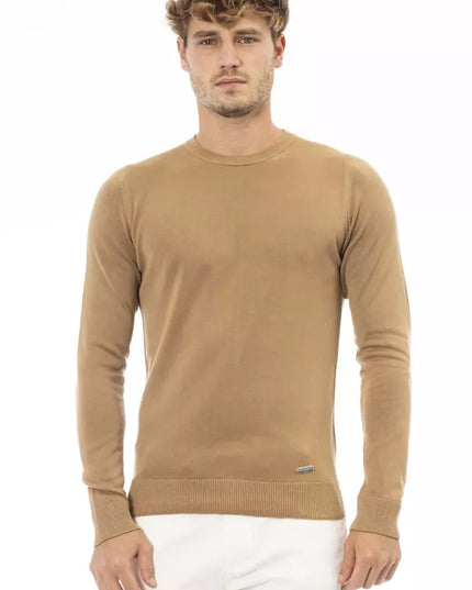 Baldinini Trend Beige Modal Men Sweater