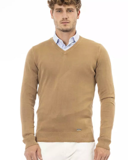 Baldinini Trend Beige Modal Men Sweater