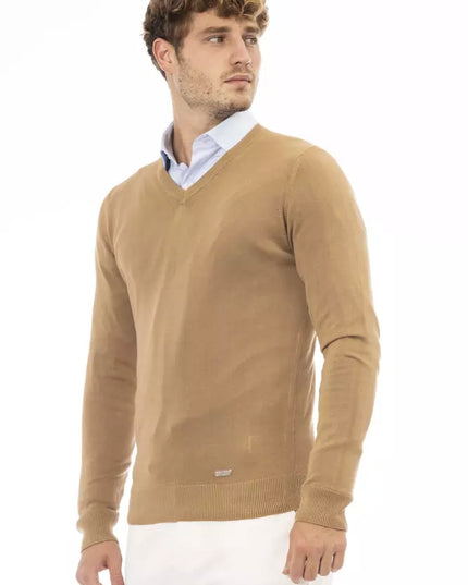Baldinini Trend Beige Modal Men Sweater