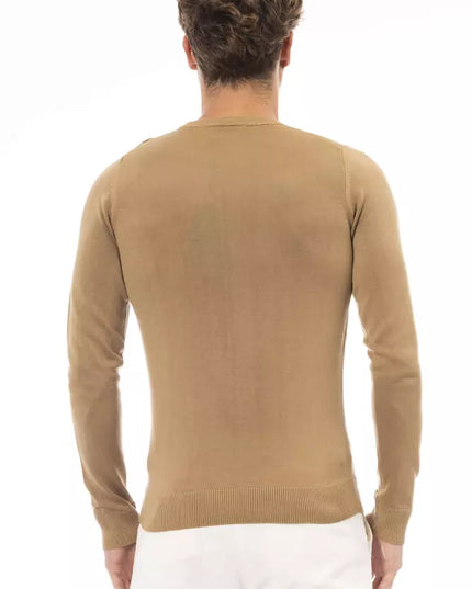 Baldinini Trend Beige Modal Men Sweater