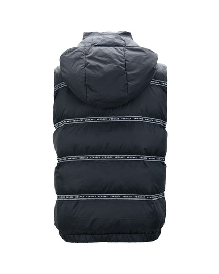 Versace Black Polyester Vest