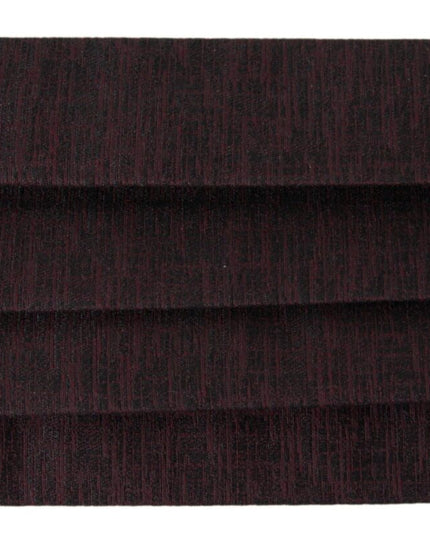 Dolce & Gabbana Maroon Pleated Elastic Ear Strap Face Mask