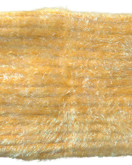 Dolce & Gabbana Yellow Polyester Mohair Fiber Neck Wrap Scarf