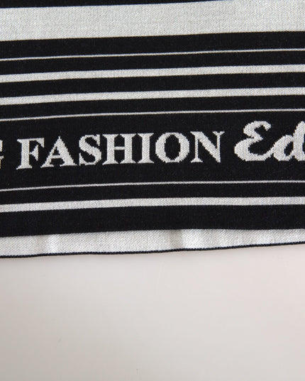 Dolce & Gabbana White Cotton DG Fashion Crew Neck Tee T-shirt