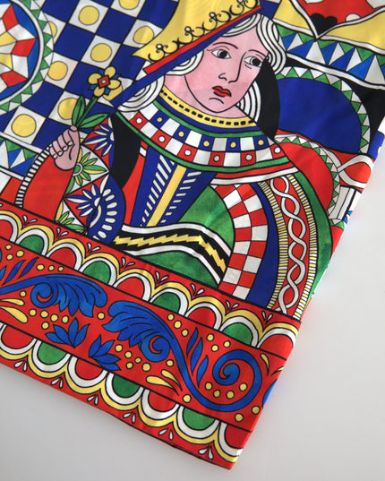 Dolce & Gabbana Multicolor Printed Long Sleeves Blouse Top