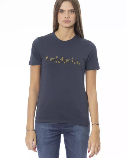 Baldinini Trend Blue Cotton Women T-Shirt