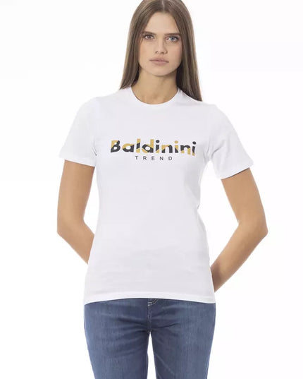 Baldinini Trend White Cotton Women T-Shirt