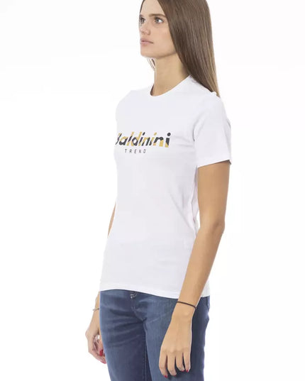 Baldinini Trend White Cotton Women T-Shirt