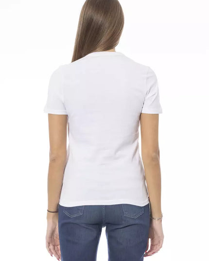 Baldinini Trend White Cotton Women T-Shirt
